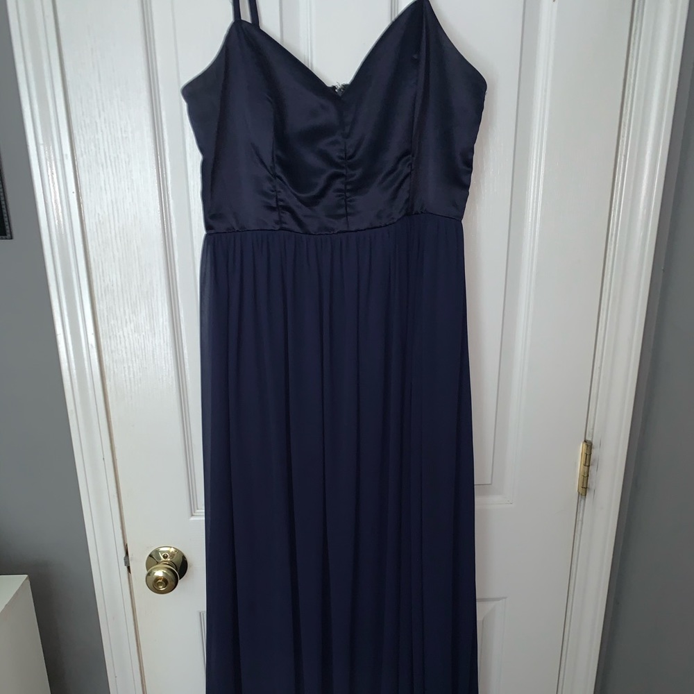 USED ONCE Prom/Formal Navy Blue Dress